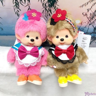 Monchhichi S Size Doll Shoes Sneaker Yellow 正版 運動鞋仔 XA57-D